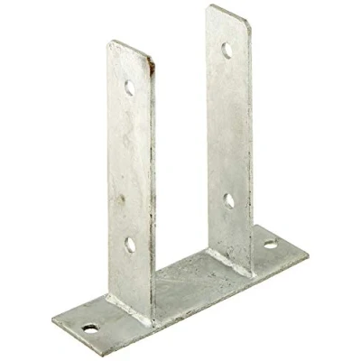 Afbeelding van Connex Paaldrager U vorm, om vast te schroeven, 91 x 50 60 200 4 mm, HV4253
