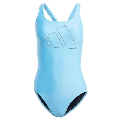 Afbeelding van adidas Performance BIG BARS Badpak, Dames, Maat: 32, Blue burst