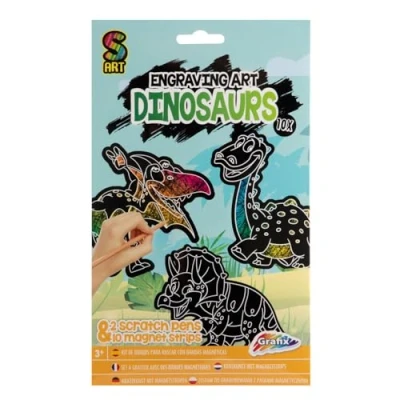 Afbeelding van Creative Craft Group Scratch Set Magneten Feeën, 10st.