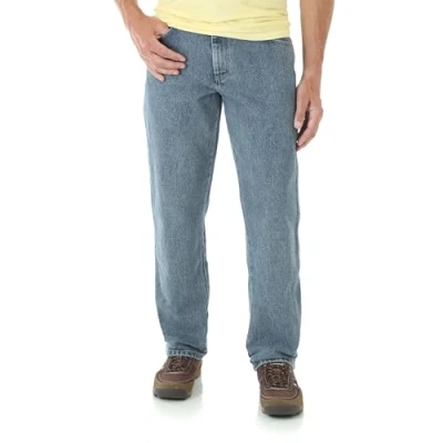 Afbeelding van Wrangler Heren Relaxed Fit Jean (Robuuste Wear Jeans(, Grijs Indigo, 38W x 38L