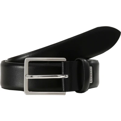 Afbeelding van bugatti Regular Riem, Heren, Maat: 80, Schwarz