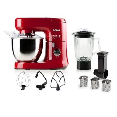 Afbeelding van Domo DO9145KR Keukenmachine Rood
