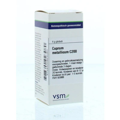 Afbeelding van Vsm Cuprum metallicum C200, 4 gram