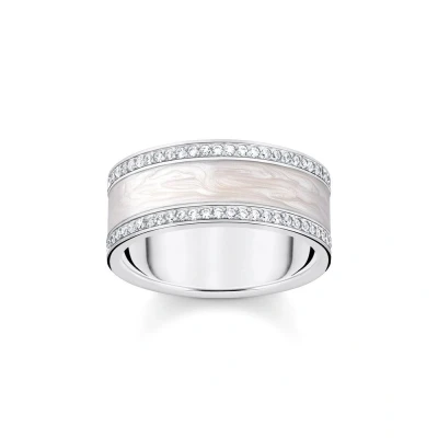 Afbeelding van Thomas Sabo TR2446 041 14 52 Ring Dames 925er Zilver ringmaat