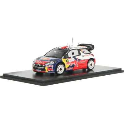 Afbeelding van Citroën DS3 WRC Spark Modelauto 1:43 2011 Sebastien Ogier / Julien Ingrassia Total WRT