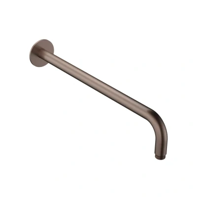 Afbeelding van Hotbath Wandarm 42 cm Geborsteld Koper PVD AC450BCP Minimalistisch design