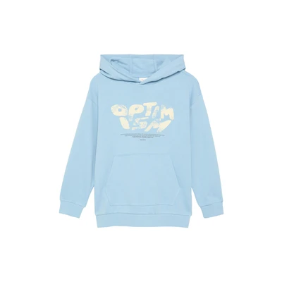 Afbeelding van s.Oliver MIT Frontprint Hoodie voor kinderen, Maat: 134/140, Himmelblau