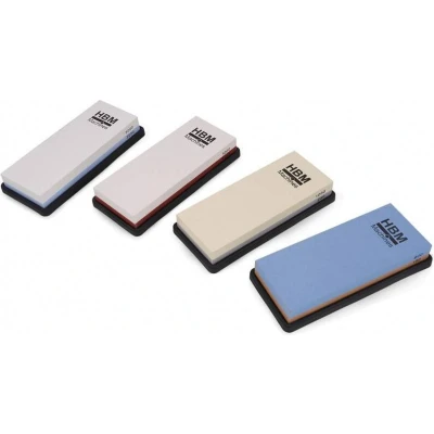 Afbeelding van HBM Professionele Dubbelzijdige Wetsteen K2000/5000 met Rubberen Anti Slip Houder