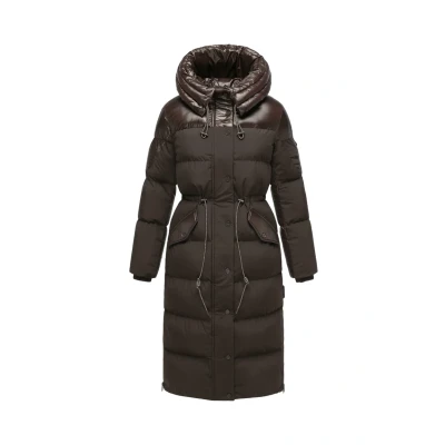 Afbeelding van Navahoo Knusperherz Wintermantel, Dames, Maat: XL, Choco
