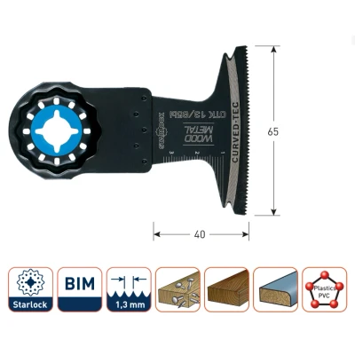 Afbeelding van Starlock OTK13/65bi multitool zaagblad Hout en Metaal
