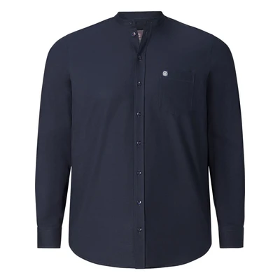 Afbeelding van Jan Vanderstorm regular fit overhemd KALLU Plus Size donkerblauw