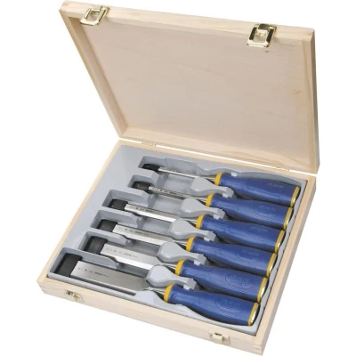 Afbeelding van Irwin MS500 6 delige Beitelset in houten kist 6/10/12/16/20/26mm 10503431