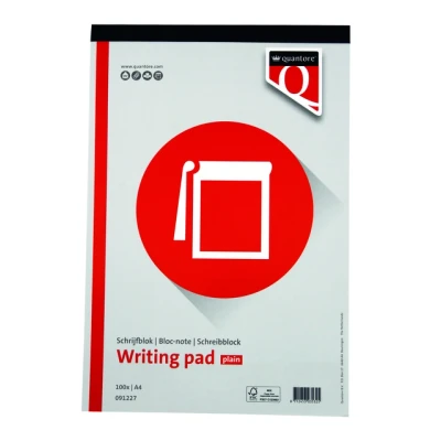 Afbeelding van Schrijfblok Quantore A4 blanco