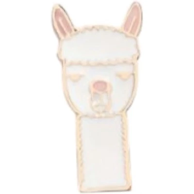 Afbeelding van pin Broche enamel kledingspeld Alpaca
