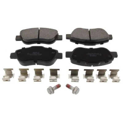 Afbeelding van MAPCO 6905 Remblokkenset Vooras Excl. slijtage waarschuwingscontact FIAT: Panda II Hatchback (169) 1.3 D Multijet, 1.2 4x4