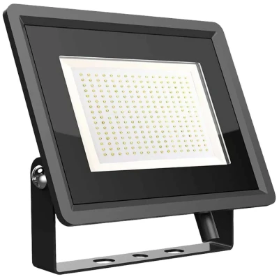 Afbeelding van V TAC VT 49204 B Zwarte LED Schijnwerper F Klasse IP65 200W 17600 Lumen 4000K