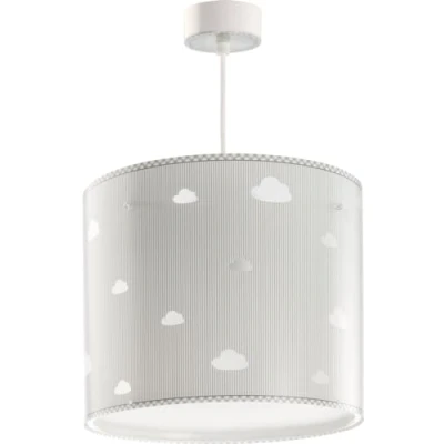 Afbeelding van Dalber Kinder hanglamp plafondlamp kinderkamer kinderlamp Sweet Dreams wolken grijs