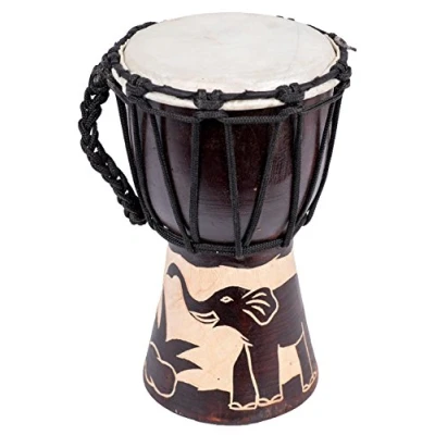 Afbeelding van 30cm Olifant Djembe Drum Bongo + Instructie M2