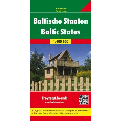 Afbeelding van F&amp;B Wegenkaart Baltische Staten: 1:400.000 Estland Letland Litouwen: AK 8101
