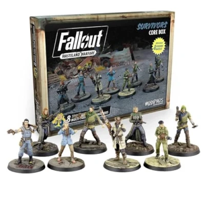 Afbeelding van Modiphius Entertainment Fallout Wasteland Warfare Survivors: Core Box Miniatures Unpainted