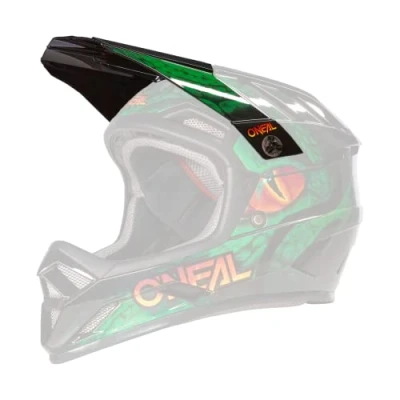 Afbeelding van Oneal Backflip Viper Helm Peak, zwart groen voor man