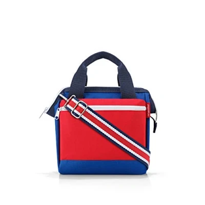 Afbeelding van reisenthel Allrounder cross kleine crossbody tas met afneembare en verstelbare schouderriem van waterafstotend materiaal, Nautic, 24 cm, nautic
