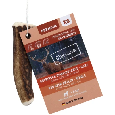 Afbeelding van 6x Chewies Edelherten Gewei Stang XS 50 gr