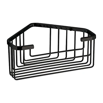 Afbeelding van Hoekdraadmand Sapho Smart 20x8x15.1 cm Mat Zwart