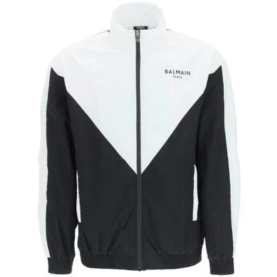 Afbeelding van Logo Windbreaker with Elasticated Cuffs and Front Zip Closure