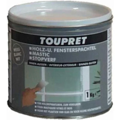 Afbeelding van Toupret Stopverf Wit 500 gram