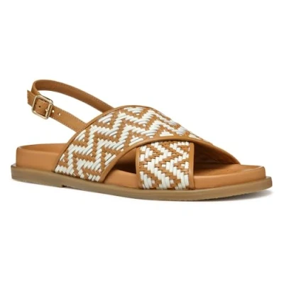 Afbeelding van Geox Adelash Sandalen, Dames, Maat: 40, Camel papyrus Leer