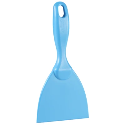 Afbeelding van Vikan Handschraper Recht 102mm Breed Blauw