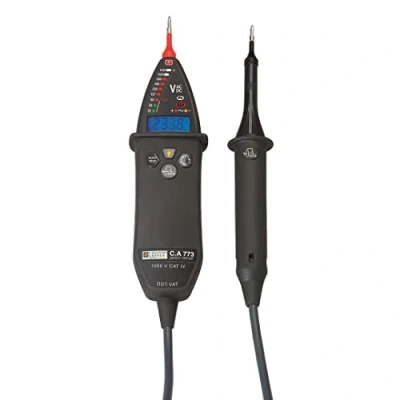 Afbeelding van Chauvin Arnoux C.A 773 Tweepolige spanningstester CAT IV 1000 V Akoestisch, LED