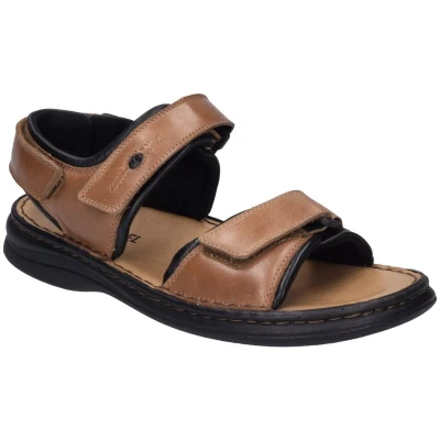 Afbeelding van Josef Seibel RAFE Castagne Outdoorsandalen, Heren, Maat: 40, Leer