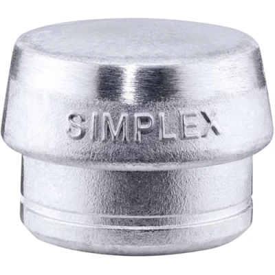 Afbeelding van Halder Kunststofhamerkop hoofd d. 80 mm zacht metaal zilver hard 1 stuk 3209.080