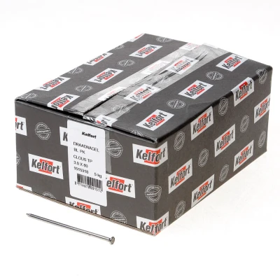 Afbeelding van Kelfort draadnagel plat geruite kop blank 3.0 x 80mm 5kg