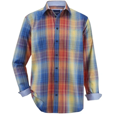 Afbeelding van BABISTA Overhemd &#039; Milanzaro blauw / geel rood