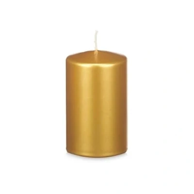 Afbeelding van Kaars Gouden 9 x 15 cm (12 Stuks)