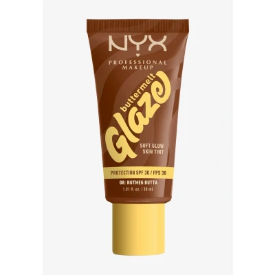 Afbeelding van NYX Professional Makeup Buttermelt Glaze Foundation LSF 30 Foundation, Maat: ml, Nutmeg butta