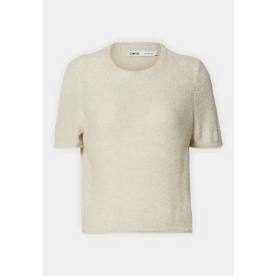 Afbeelding van ONLY Onlsunny Tshirt basic, Dames, Maat: Large, Pumice stone