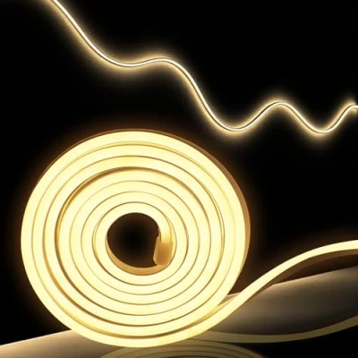Afbeelding van Spetebo LED lichtslang 10 m warm wit 900 decoratieve verlichting buiten