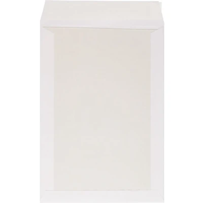 Afbeelding van 100x Bordrug envelop wit + plakstrip 229 x 324 mm Met Enveloppendoos