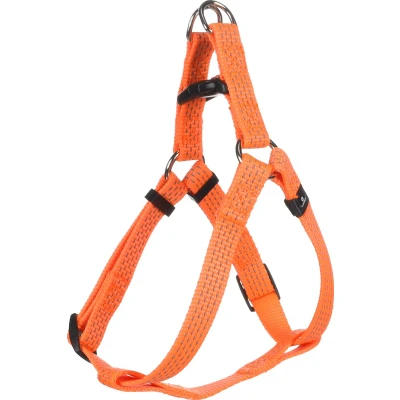 Afbeelding van Flamingo Len Step&amp;go Harnas Honden Step &amp; Go Oranje L 40 70cm 25mm 1st 124947