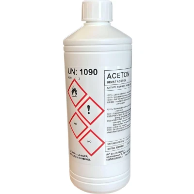 Afbeelding van Aceton Nagellak remover Propanone Zuivere Acetone kopen 1 Liter per verpakking