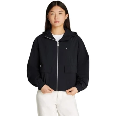 Afbeelding van Calvin Klein Jeans Windbreaker Jacket Jas, Dames, Maat: XS, Black