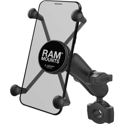 Afbeelding van RAM Mounts Torque telefoonhouder fiets/motor/scooter Universeel Groot Zwart Kunststof