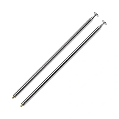 Afbeelding van OTOTEC Telescopische antenne met schroefdraad, M3, 6 secties, voor AM FM radio, tv, vervangende afstandsbediening auto, vliegtuig, uitgerekte lengte 820 mm
