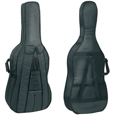 Afbeelding van Gewa Pure 1/8 cello Gig Bag Classic CS01 (3mm schuimvulling, muziektas, rugzakriem, comfortabele riemgreep, bescherm je stijlvol en veilig op reis), Zwart