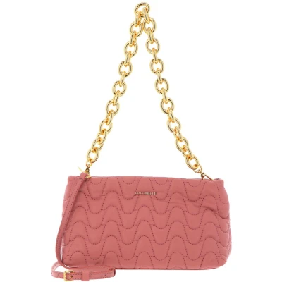 Afbeelding van COCCINELLE Leren Schoudertas Ophelie Matelasse Handbag Camelia Roze