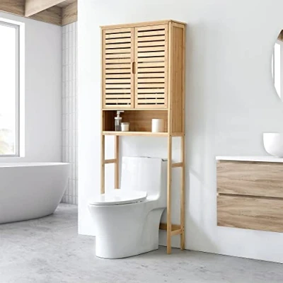 Afbeelding van Ombouwkast Geta toiletombouw bamboe 170x66x23 cm